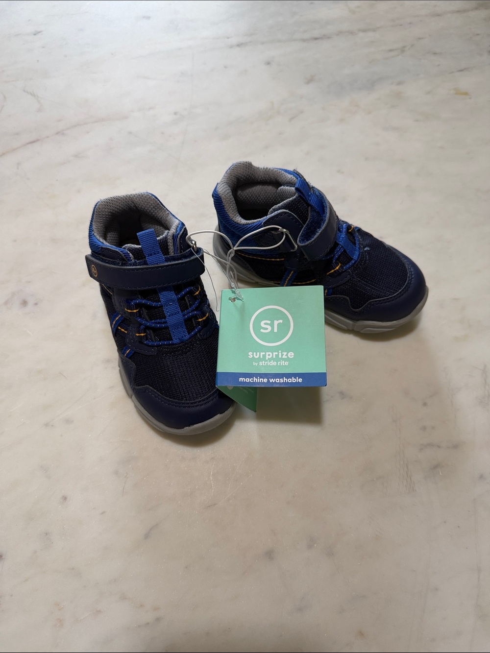 Stride Rite Navy and Blue Toddler Sneakers